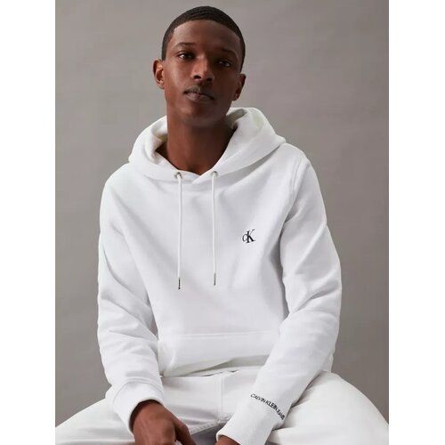 Calvin Klein Sweater majica crna / bijela Cene