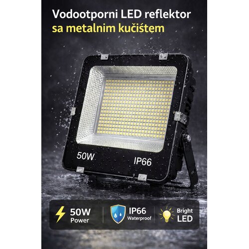 led reflektor 50W IP66 – hladno bela 6500K Cene