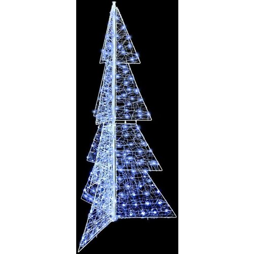 VidaXL Božićno drvce s 240 LED svjetlima Hladna bijela 180 cm Akril Slike
