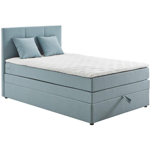 Welnova POSTELJA BOXSPRING 90 cm x 200 cm , tekstil svetlo modra Cene