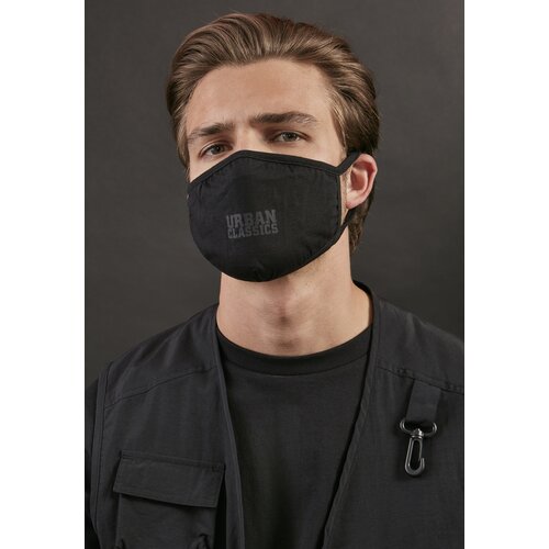 Urban Classics Accessoires Urban Classics Cotton Face Mask, 2 packs, black Slike