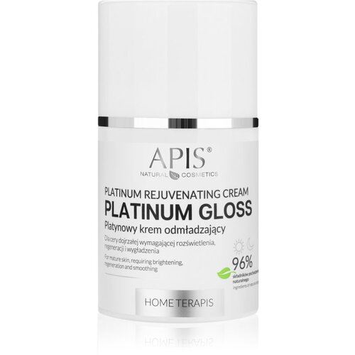 Apis Natural Cosmetics Platinum Gloss gladilna krema proti gubam za zrelo kožo 50 ml Slike