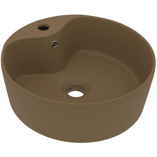 Maison Chic Razkošen Umivalnik - Kopalna umivalnik - Lavabo mat krem 36x13 cm keramičen, (21684923) Cene