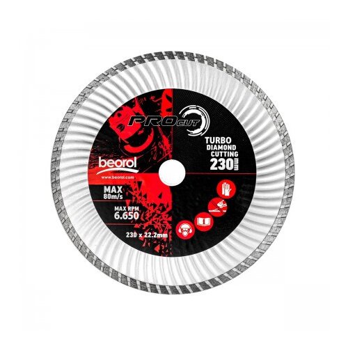 Turbo rezna ploča dijamantska turbo fi230mm procut ( RPDT230 ) Slike