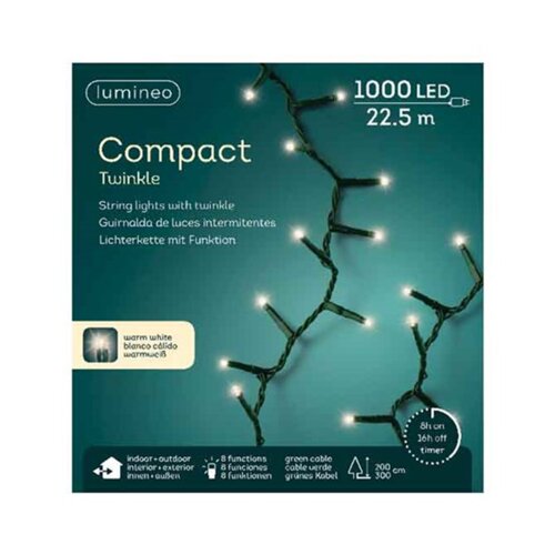  Novogodi&amp;scaron;nja LED sijalica za jelku 200cm-300cm 1000L Toplo bela Lumineo Compact 495354 Slike