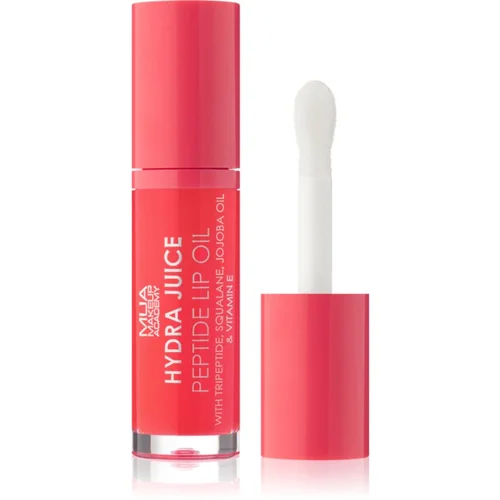 MUA Makeup Academy Hydra-Juice Peptide olje za ustnice odtenek Berry Bliss 7 ml