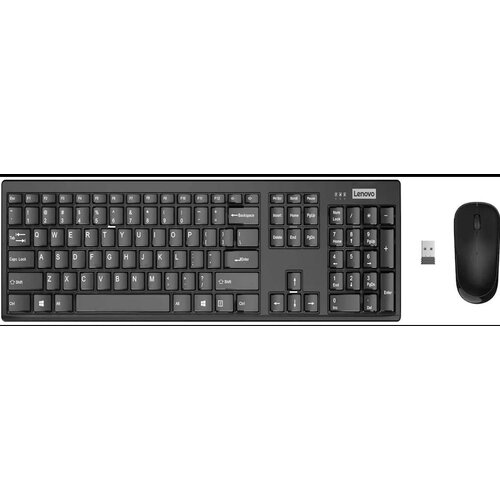 Lenovo 100 Wireless Combo Ultra slim Keyboard and Mouse Black US ( GX31Q28916 ) Cene