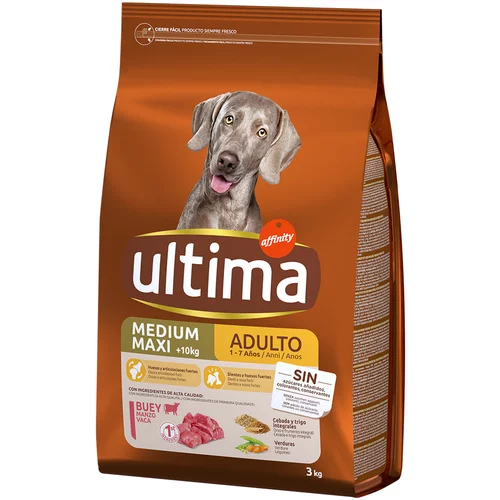 Affinity Ultima Ultima Medium / Maxi Adult govedina - 3 kg
