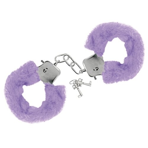 Metalne Lisice Ljubičasto Krzno Purple Furry Cuffs Slike