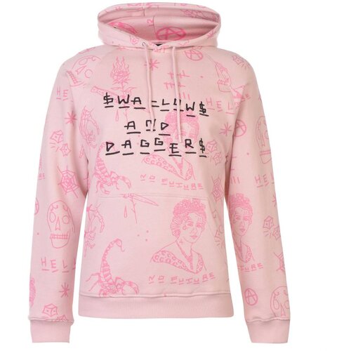 Swallows and Daggers All Over Print Hoodie Cene