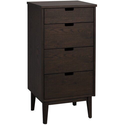 Rowico Komoda od punog hrasta u tamnoj prirodnoj boji 45x92x38 cm Garrison &ndash; Cijene