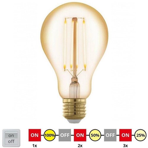 Eglo LED SIJALICA E27 A78 4W 2200K STEP DIMABILNA 12858 Slike