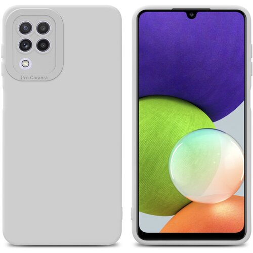 Cadorabo Ohi&scaron;je, združljiv s Samsungom v tekoči beli barvi - za&scaron;čitni pokrov iz fleksibilnega silikona TPU, (20596193) Cene