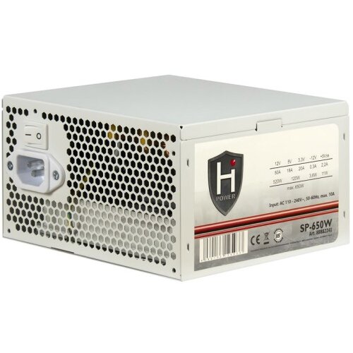 InterTech HIPOWER SP-650W ATX bel napajalnik - bulk pakiranje Cene