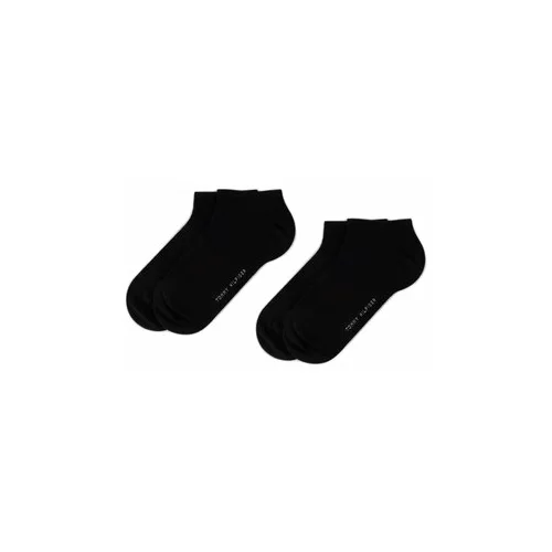 Tommy Hilfiger Set 2 parov ženskih nizkih nogavic 343024001 Črna