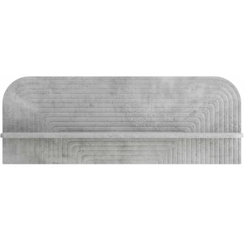  Zidna polica 2 kom. Betonska siva 102 x 13 5 x 37 5 cm - Betonska siva 102 cm Slike