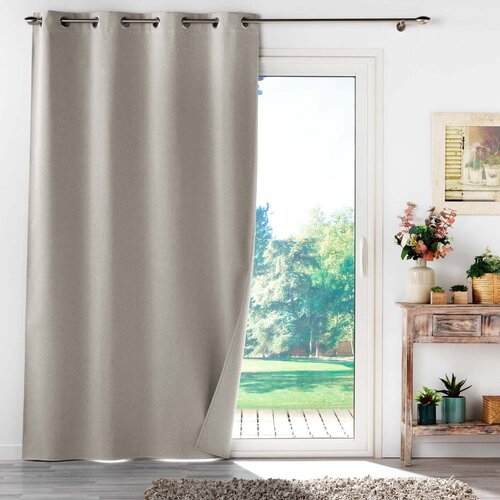 Douceur d int&amp;eacute;rieur Bež zatamnjujuća zavjesa 135x260 cm Occultiss &amp;ndash; Slike