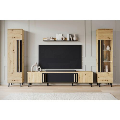 XXXL Dnevni Regal Helsinki 2, Barva Hrasta, 4-Delno Slike