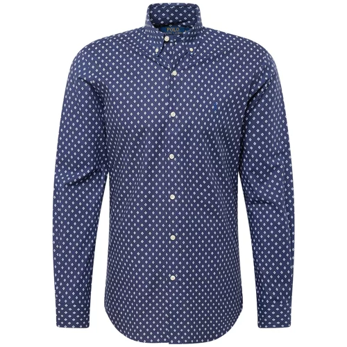 Polo Ralph Lauren Košulja mornarsko plava / tirkiz / bijela