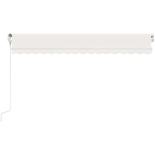  Automatska tenda sa senzorom za vjetar LED 400x300 cm krem Slike