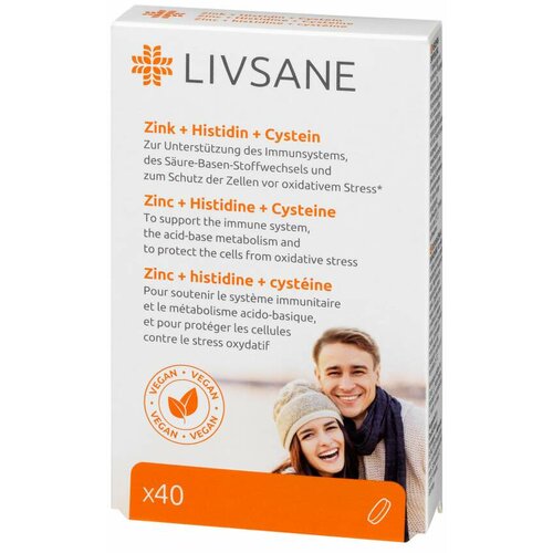 LIVSANE cink+histidin+cistein 40 tableta Slike