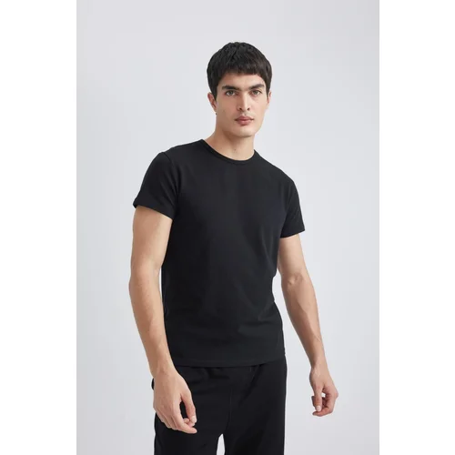 Defacto Slim Fit Crew Neck Short Sleeve Top