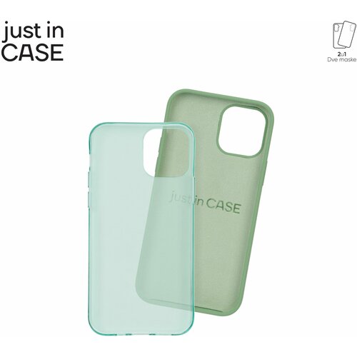 Just In Case 2u1 extra case mix paket zeleni za iphone 12 Slike