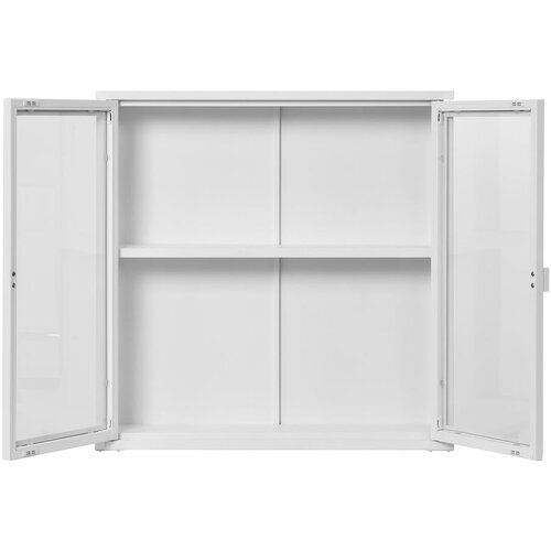 House Nordic Bela kovinska stenska vitrina 80x80 cm Brisbane &amp;ndash; Slike