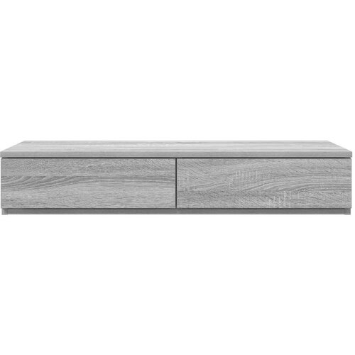  Siva ladica za krevet Sonoma 80x36 5x16 5 cm Konstruirano drvo Slike