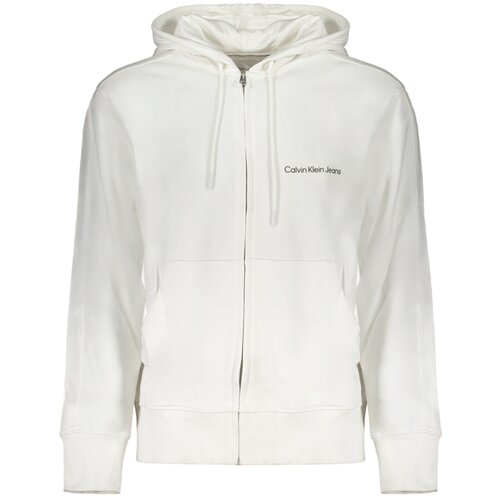 Calvin Klein MEN&amp;amp;#39;S WHITE ZIP SWEATSHIRT Slike