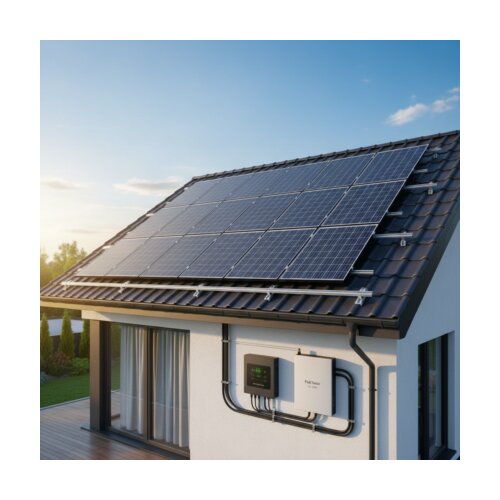 Solarna Elektrana 5.2kW / 5600W &amp;ndash; Fuji Wallbox 5kWh LFP Slike