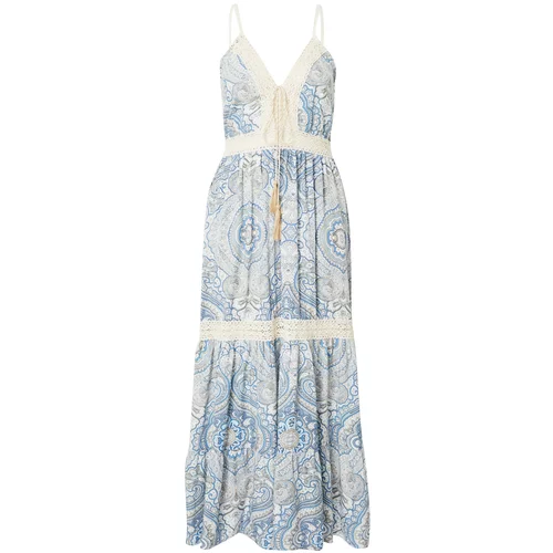 Hailys Ljetna haljina 'Sia' plava / svijetloplava / svijetlosiva / prljavo bijela