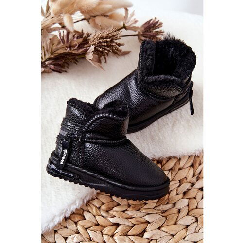 Kesi children's snow boots black frosty Cene