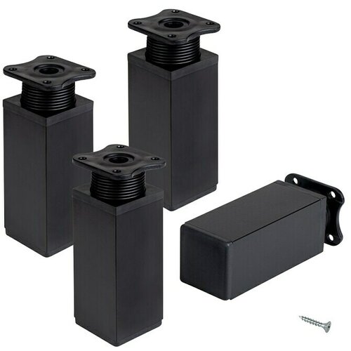 WALTECO Postolje za namještaj (D x Š x V: 40 x 40 x 100 mm, Nosivost: 50 kg, Plastika) Cijene