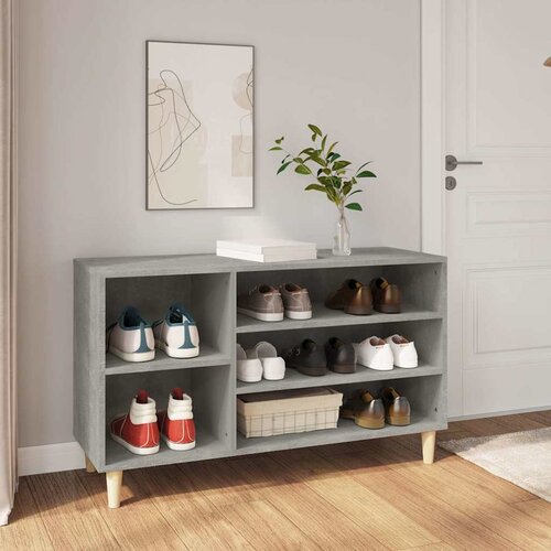  za cipele boja betona 102x36x60 cm konstruirano drvo Slike
