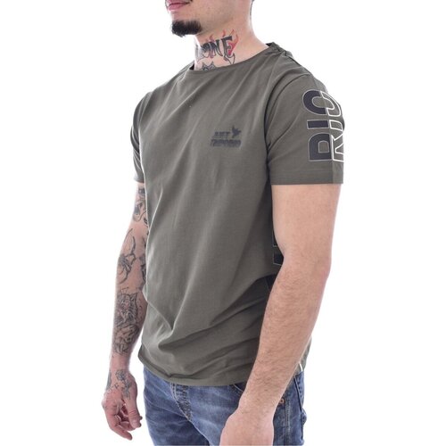 Just Emporio Majice s kratkimi rokavi JE-MEJIM-01 Zelena Cene