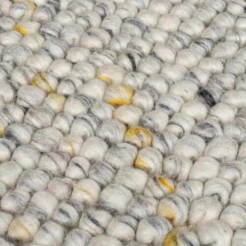 Flair Rugs Kremno bela ročno tkana preproga iz me&amp;scaron;anice volne 120x170 cm Minerals &amp;ndash; Slike