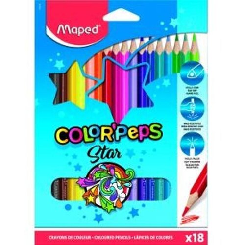 Maped Barvice Color&amp;#039;peps, 3 robe 18/1 Slike
