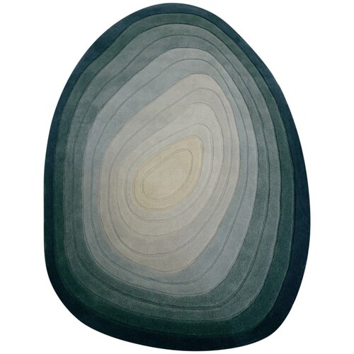 Flair Rugs Plavi vunen tepih 160x230 cm Puddle Ombre Wool – Cene
