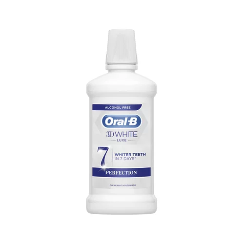 Oral-b 3D White Luxe ustna voda z belilnim učinkom 500 ml