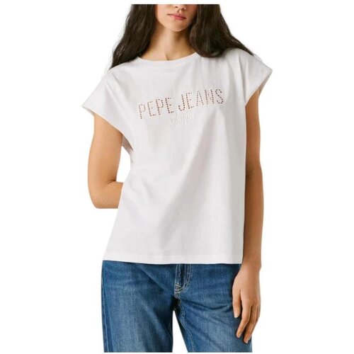 PepeJeans Majice brez rokavov PL5000164 800 Bela Cene