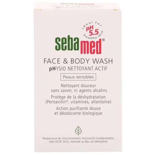 Sebamed sensitive skin face & body wash čistilna emulzija za obraz in telo za občutljivo kožo 200 ml