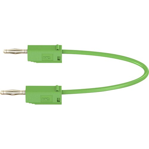 St&amp;auml;ubli Merilni kabel (lamelni vtič 2 mm - lamelni vtič 2 mm) 0.075 m zelene barve MultiContact LK205, (20422238) Slike