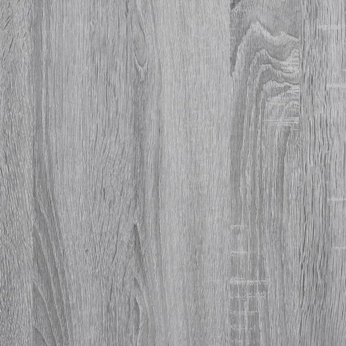  Okvir kreveta boja hrasta 120x200 cm konstruirano drvo i metal Siva 120 x 200 cm Slike