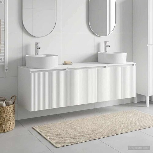  Set ormarića za kupaonicu 3 kom. Bijela 49 5 x 44 5 x 65 cm - Bijela Cijene