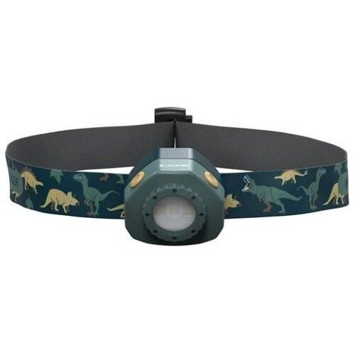 LED LENSER KIDLED4R DINO - LED prigu&scaron;iva punjiva dečija čelna lampa LED IPX4 40 lm 18 h zelena Cene