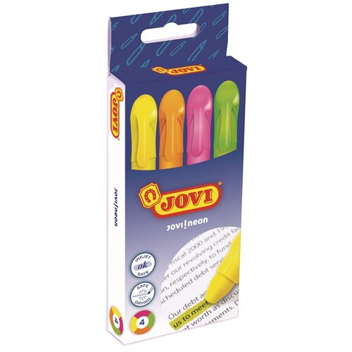 Set gel markera JOVI 4kom (neonski highlighteri JOVI) KORIŠTENO Cijene
