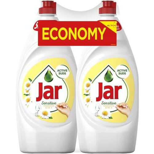 Jar detergent za ročno pomivanje posode Sensitive Chamomile 2x900 ml 8001090643162 Cene