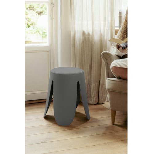 Wenko 26089100 - Stolica COMISO 44,5x46 cm antracitna Slike