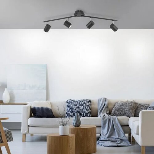 JUST LIGHT Spot svetiljka Tarik 4xGU10 crna Cene